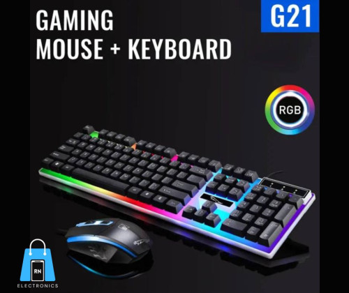 G21 RGB Gaming Keyboard and Mouse