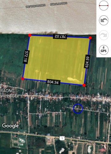 ដីលក់នៅកៀនស្វាយជាប់ទន្លេមេគង្គ