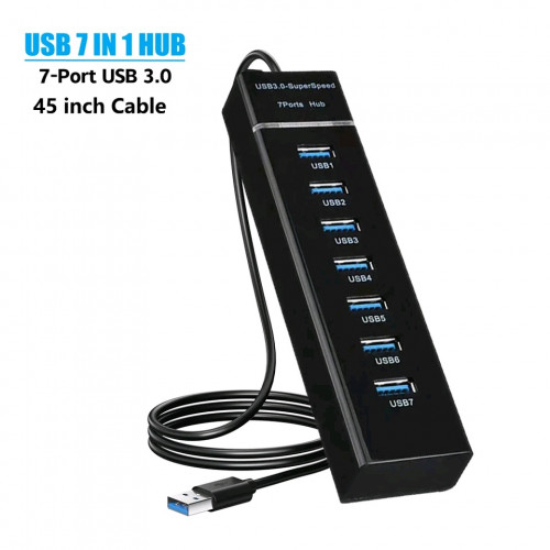 USB HUB 7 PORTS HIGH SPEED HIGH QUALITY