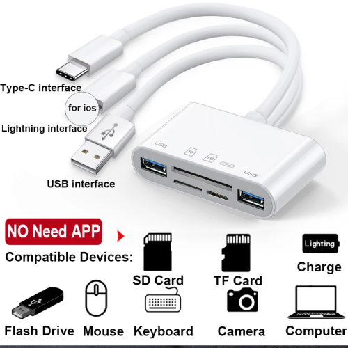 3 in 1 OTG Card Reader