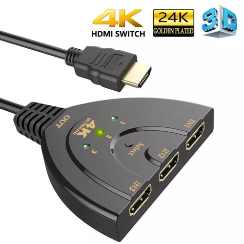 3 in 1 Out HDMI Adapter 