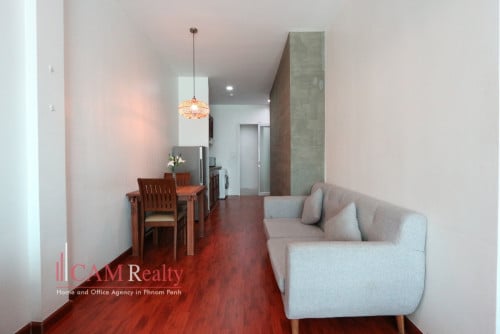 Western style studio apartment for rent in BKK3 area, Phnom Penh