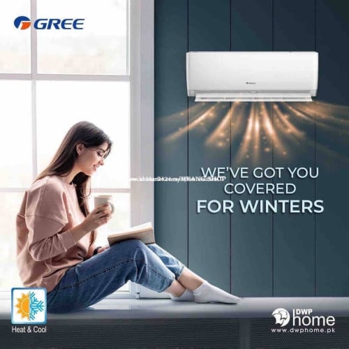 Gree 2hp inverter អូតូឃ្លិន Wi-Fi បញ្ជុះតម្លៃពិសេស ថែមជើងទ្រ