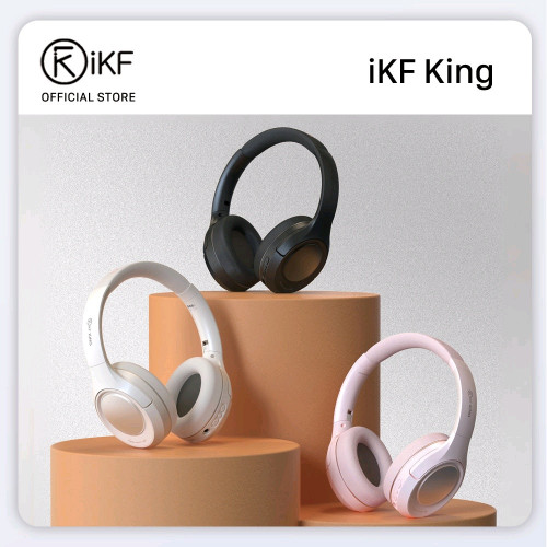 King Wireless Bluetooth V5.3 Headphones - Active NoiseCancelling with Microphone, HiFi Sound,