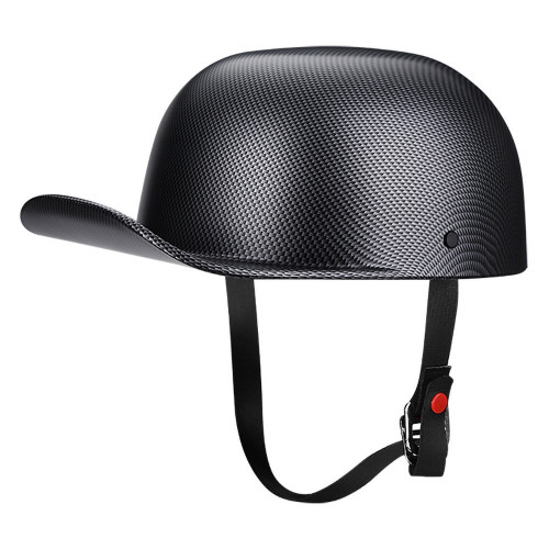 មួកសុវត្ថិភាពម៉ូតូ Baseball cap shaped motorcycle helmet（carbon fiber）