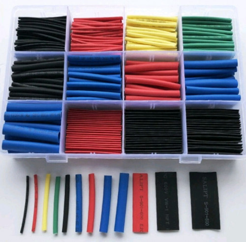 Strink heat tube ជ័រស្រោប ខ្សែភ្លើង Electric strink heat tube 560pcs