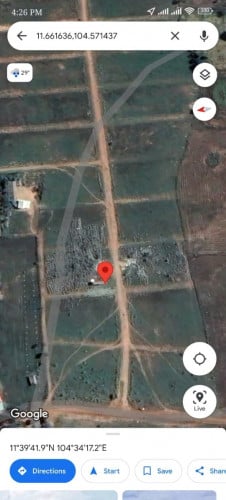 ដីលក់បន្ទាន់ 10×20 ដីកែងផ្លូវ 10m និង 8m 8,xxx$