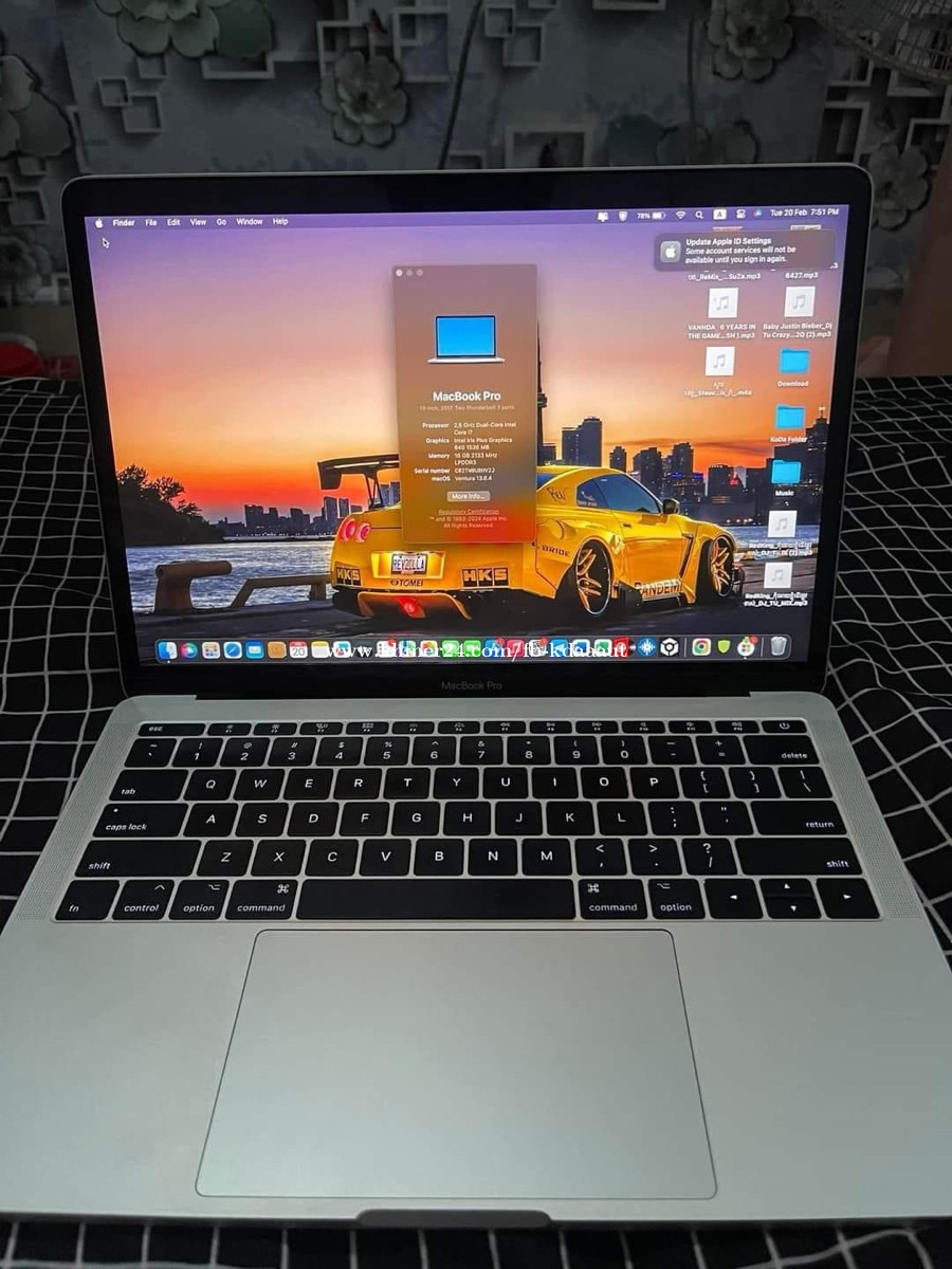 Macbook 2017 Price $520.00 in Svay Rolum, Cambodia - Seak Limkeang