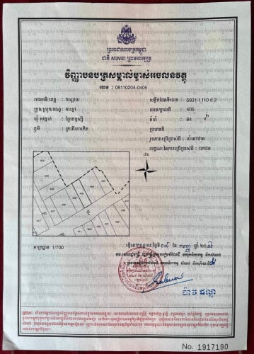 ដីលក់ តាខ្មៅ កំពង់សំណាញ់ (3ប្លង់ជាប់គ្នា)