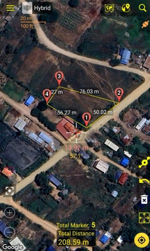 ដីលក់ជាប់ផ្លូវធំ 30m