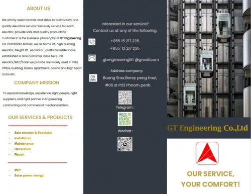 Sale / install / maintenance/ repair elevator & Escalator