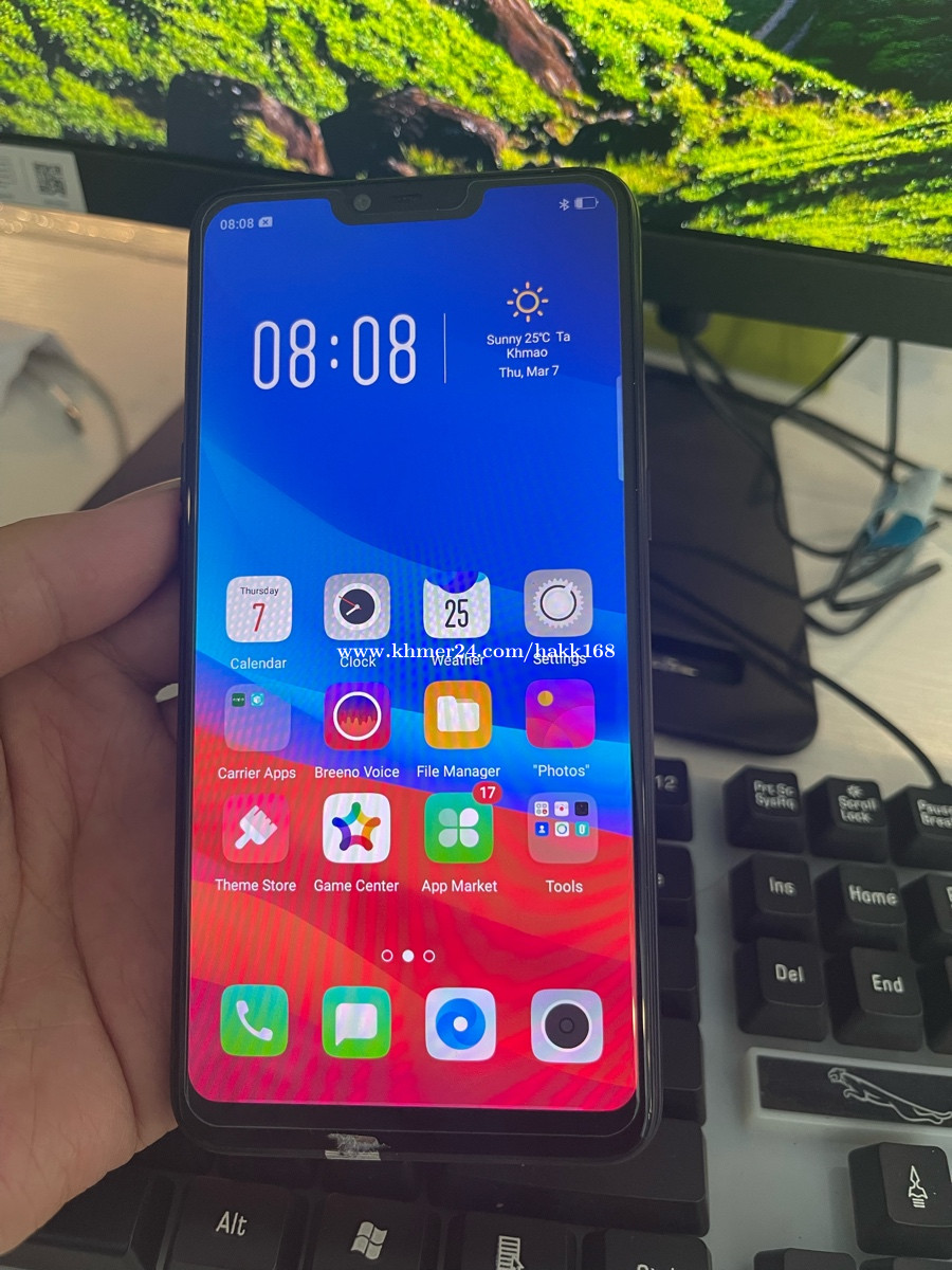 Oppo A3s ram 3 memory 32 ប្រើបានទាំងអស់ តំលៃ 35.00 ក្នុង ចតុមុខ