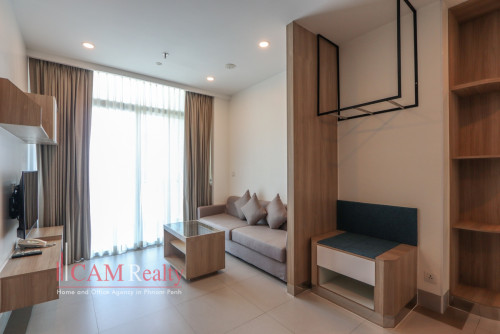 프놈펜 아파트 렌트 | 1 bedroom serviced apartment for rent in BKK1