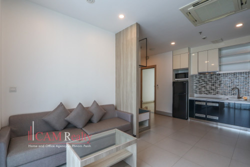 프놈펜 아파트 렌트 | 1 bedroom serviced apartment for rent in BKK1