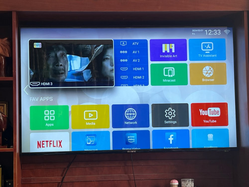 75inch Crystal UHD 4k 620$ Warranty 1year