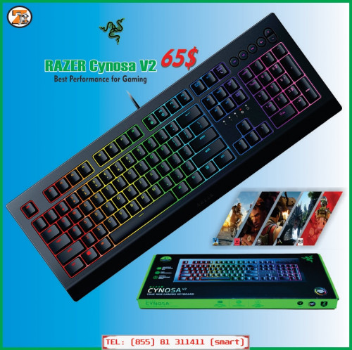 (NEW) Razer Cynosa V2 Chroma Gaming Keyboard