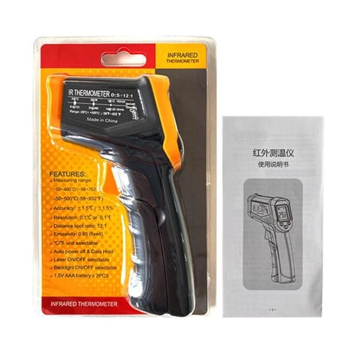 Thermometer temperature gun បាញ់ស្តុងកំដៅ (Free ដឹកជញ្ជូន ក្នុងក្រុង)