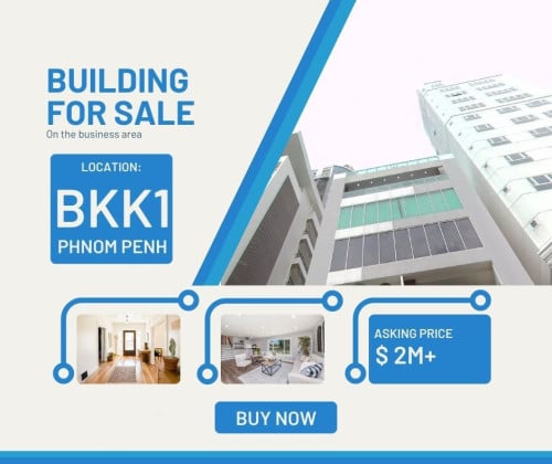 អគារពាណិជ្ជកម្មសម្រាប់លក់ នៅបឹងកេងកង១ | Commercial Building for Sale in BKK1 | BKK1 待售商业大厦