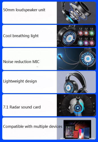 HP H120 RGB GAMING HEADSET