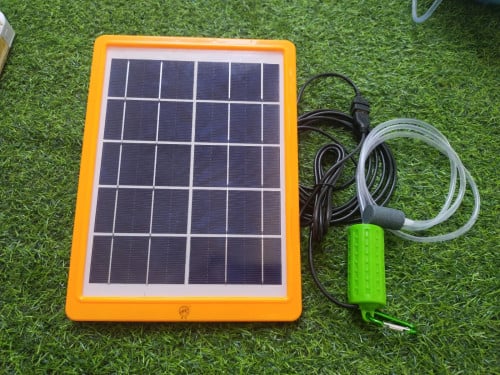 Oxygen pump with Solar panel 5W