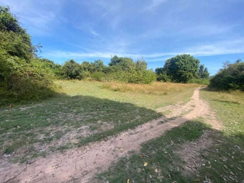 ដីលក់ក្រោមទីផ្សារខ្លំងនៅជេីងភ្នំគូលេនឃុំត្បែងស្រុកបន្ទាយស្រី