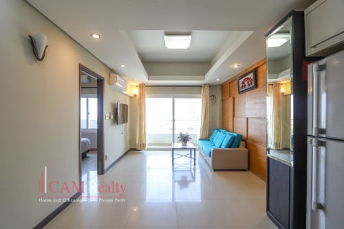 2 bedrooms condo on 6th floor for rent in Tuol Kork – Phnom Penh.