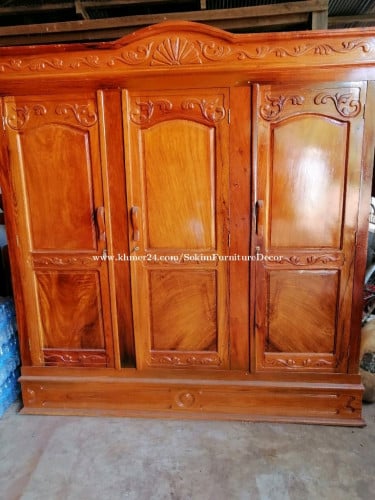 ទូរដាក់ខោអាវឈើបេង ធ្នង់ សុក្រំ