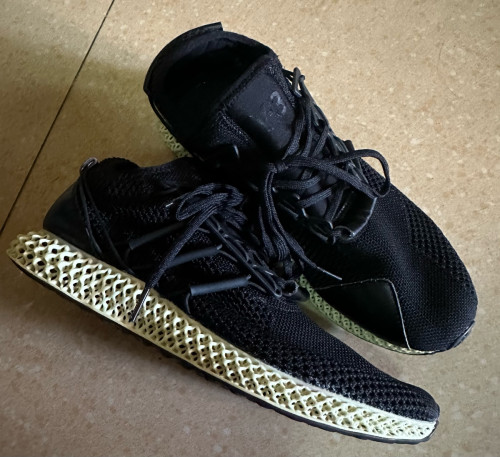 adidas Y-3 Runner 4D II Core Black Size 41.5 នៅថ្មី made in Germany តំលៃ45$