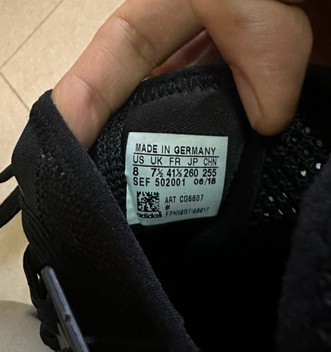 adidas Y-3 Runner 4D II Core Black Size 41.5 នៅថ្មី made in Germany តំលៃ45$