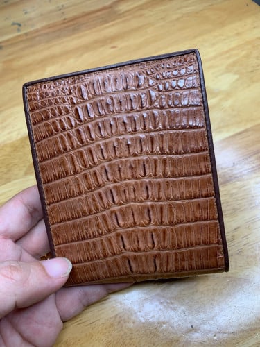 កាបូបលុយស្បែកក្រពើ100%