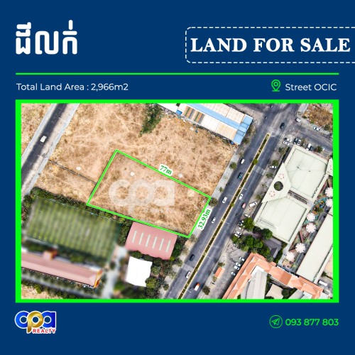 ដីលក់លើផ្លូវភ្លោះOCIC