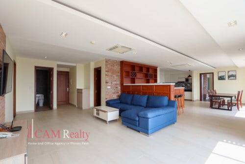 3 Bedroom Serviced Apartment For Rent near BKK1 - Southern Tonle Basak