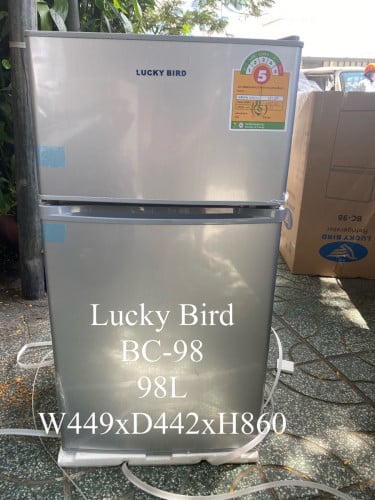 Lucky Bird( BC98 )(Refrigerator 0,8m ,ទូរទឹកកកទ្វារ2 កំពស់0,7m)