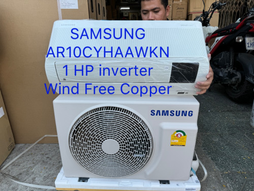 SAMSUNG AR10CYHAAWKN (new Aircon 1 Hp inverter/ម៉ាស៊ីនត្រជាក់ថ្មីទំហំ 1សេស)