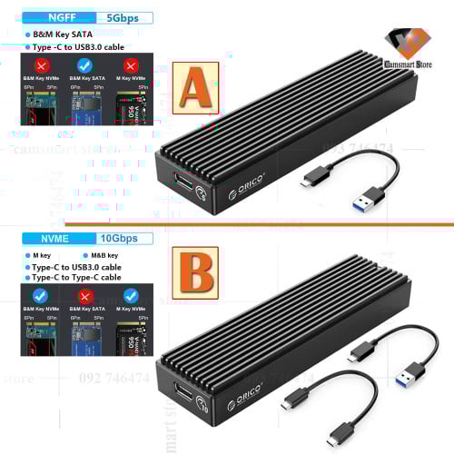 ORICO LSDT M.2 NVME Enclosure USB C Gen2 10Gbps PCIe SSD Case