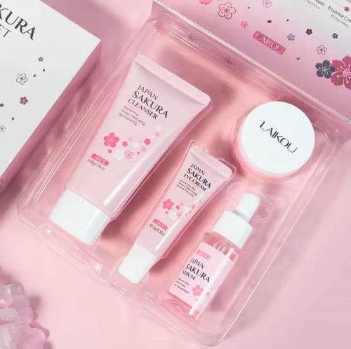 LAIKOU JAPAN SAKURA SKIN CARE SET 4pcs