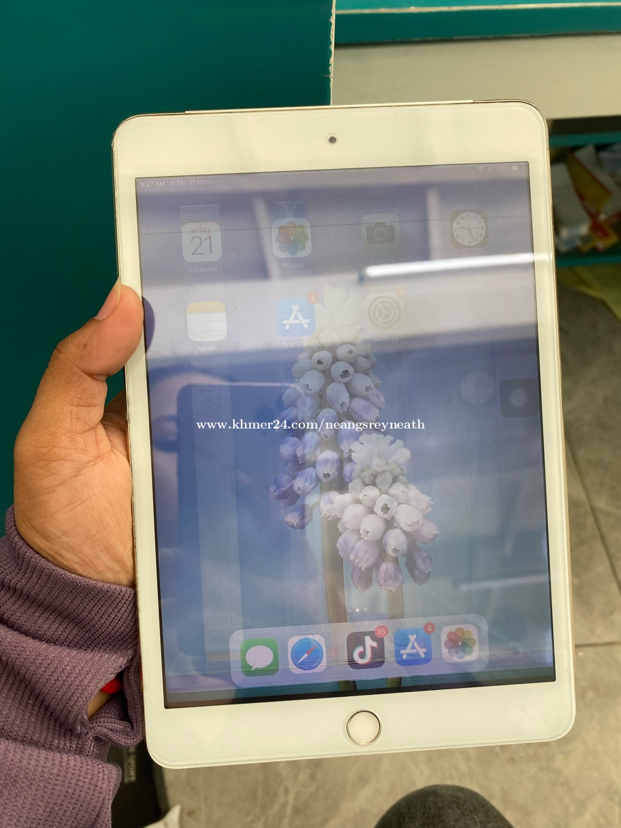 ipad mini3 16g ប្រើសុីម+wiFi ខូចអេក្រង់