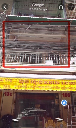 ផ្ទះ​លក់បន្ទាន់​ តំលៃទាបជាងទីផ្សា​ ជាន់ទី១​ ជួរលក់ម៉ាសុីនដេរ​ នៅជិតផ្សារអូរឫស្សី