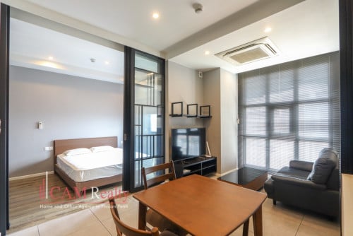 「日本語もOK」BKK1 | Japanese style 1 bedroom condo on 21st floor for rent | Swimming pool and gym