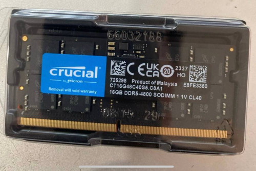 DDR5 16GB Crucial RAM