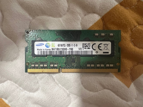 Ram laptop Samsung 4Gb 1600MHz 