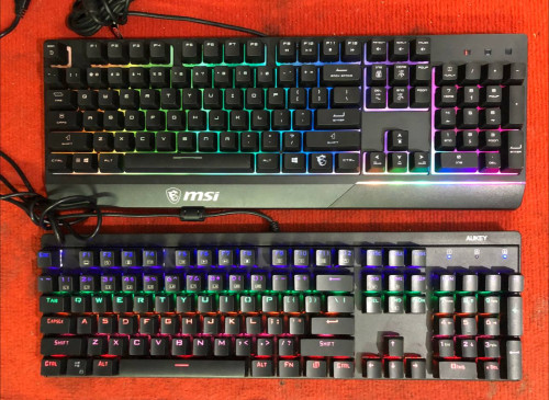 MSI GK30 & AUKEY KM-G6 light Keyboard