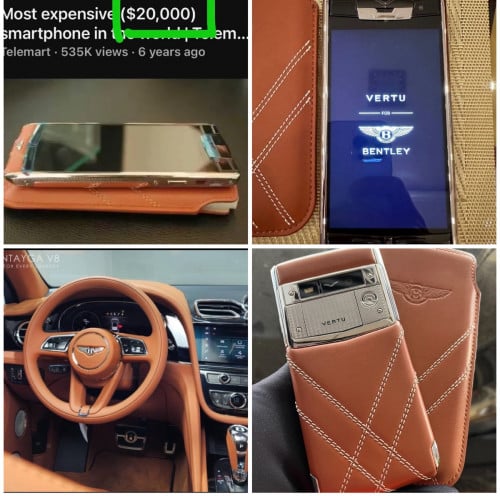 Vertu Bentley Limited Edition uk English original global Price $499.00 ...