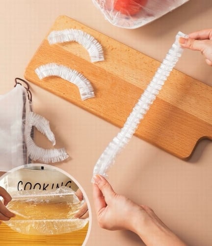 ថង់គ្រប់អាហារ Disposable food cover