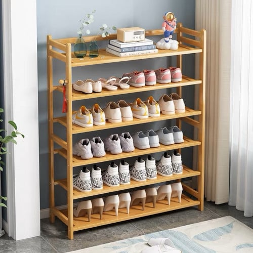 ធ្នើរស្បែកជើងឬស្សី Shoes Shelves
