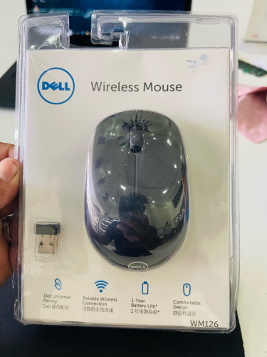 Mouse USB wireless Dell ថ្មីតម្លៃ 6$