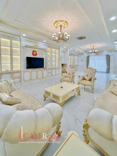 5 bedrooms prince villa for rent in Borey Peng Huoth Beoung Snor – Phnom Penh