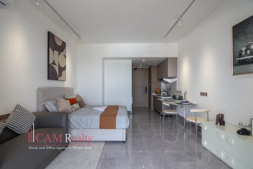 Studio condo for rent in AEON Mall Sen Sok area – Phnom Penh.