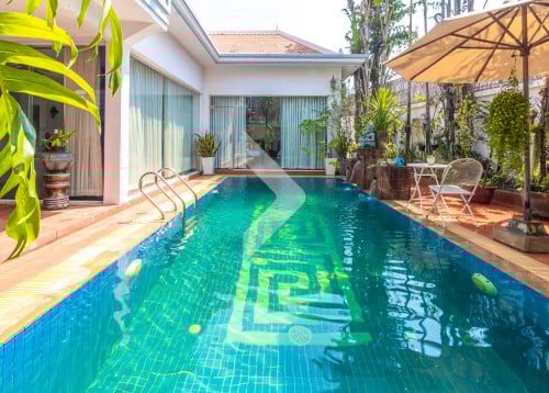Villa With Pool For Rent in Svay Dankum, Siem Reap City