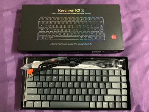 Keychron K3V2 wireless mechanical keyboard optical red switch